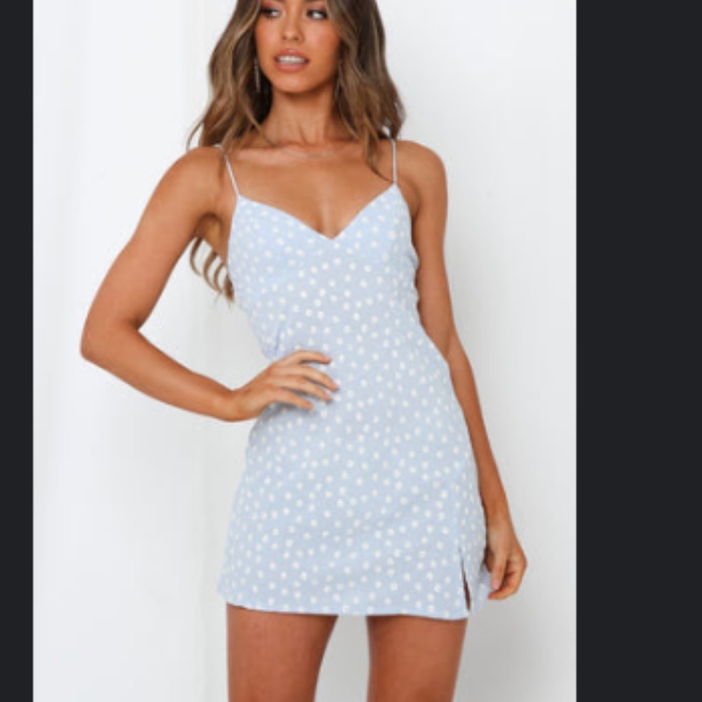 Hello molly Quincy dress blue